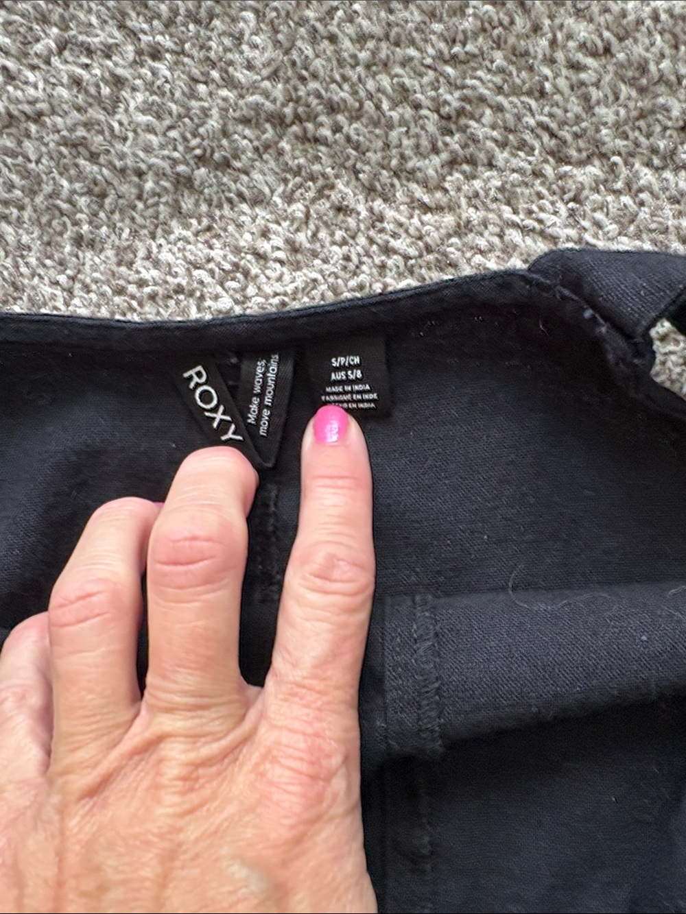 Roxy Black Women's Overalls Jumpsuit - Picture 5 of 6